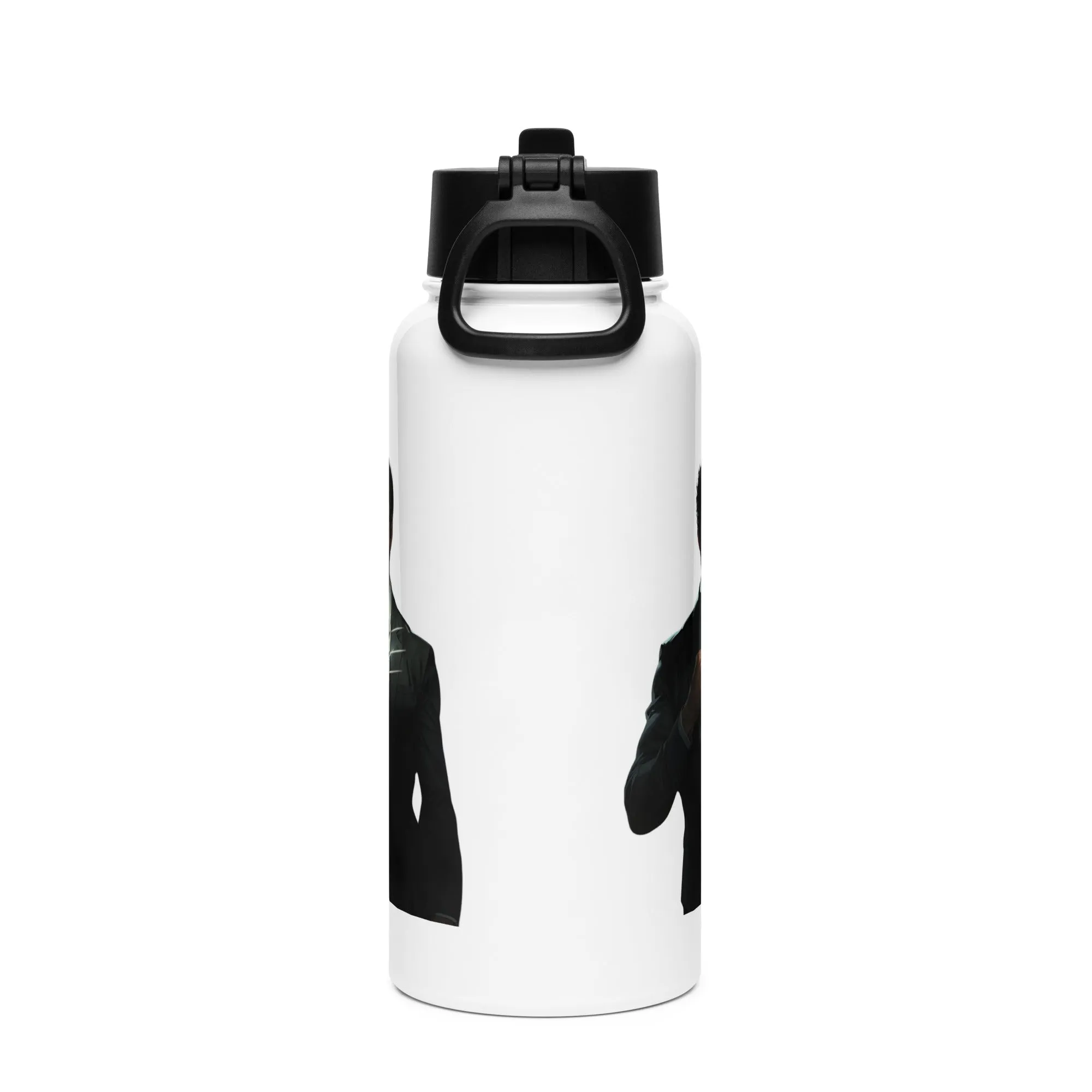 Claw Man Stainless Steel Water Bottle w/Straw Lid
