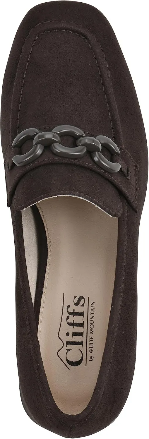 CLIFFS BY WHITE MOUNTAIN Women's Quinbee Low Block Heel Loafer