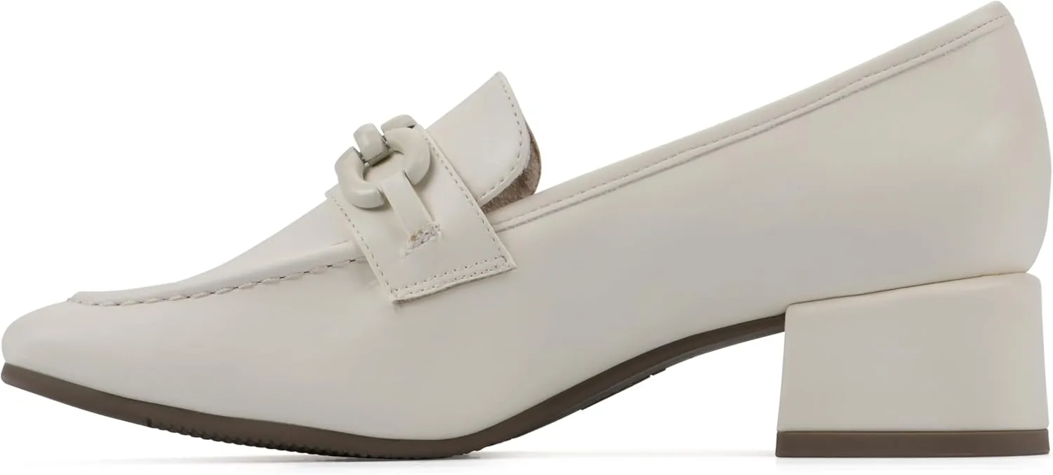 CLIFFS BY WHITE MOUNTAIN Women's Quinbee Low Block Heel Loafer