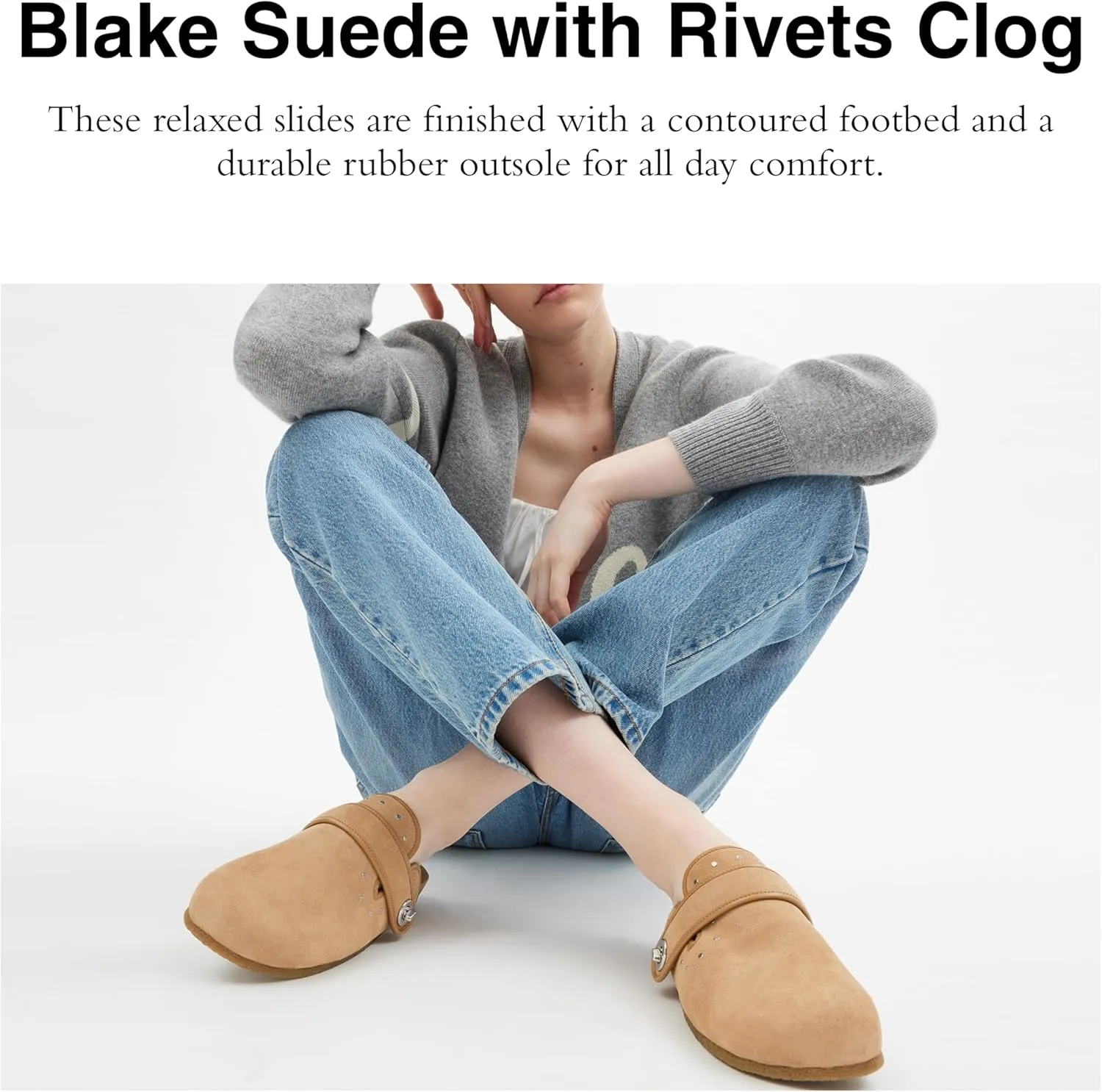 Coach Women's Blake Suede with Rivets Clog