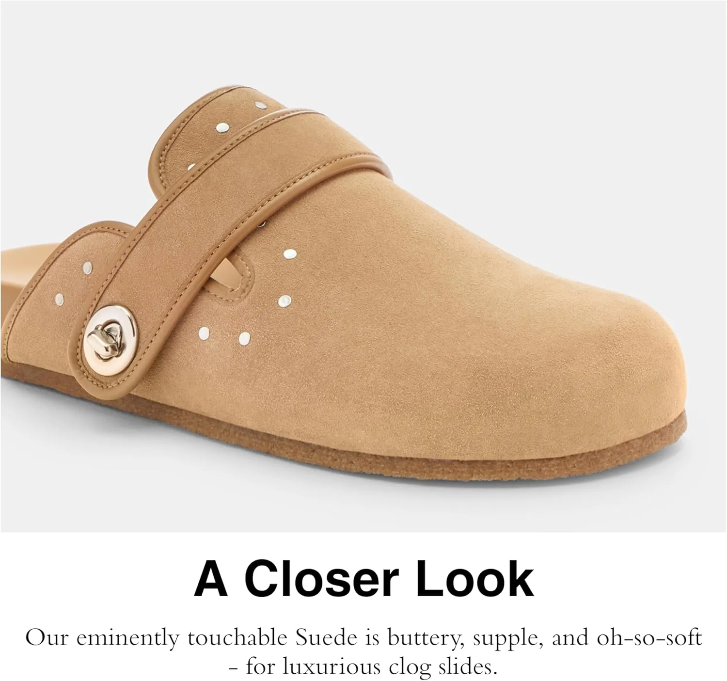Coach Women's Blake Suede with Rivets Clog
