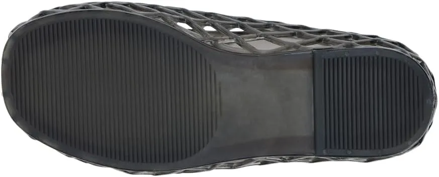 Coconuts by Matisse Womens Marlow Jelly Slip On Flats Casual - Black