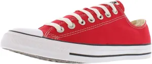 Converse Chuck Taylor All Star Ox Shoe Size 8.5 Women/6.5 Men, Color: Red Canvas/White