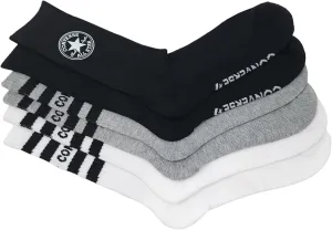 Converse Men's Half Cushion Crew Socks 3-Pack Size 6-12 (Assorted)