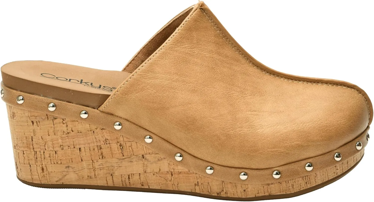 Corkys Footwear Women's Marley EVA Foam Platform Slip On 2.50 Inch Wedge Light Weight Cushioned Insole Sandals