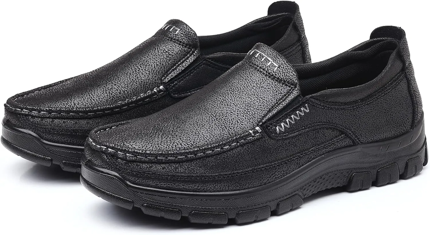 COSIDRAM Mens Casual Loafers Shoes Lightweight Luxury Comfort Bussiness Office Walking Shoes for Male