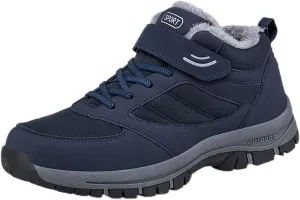 Couple Models Men's Middle and Elderly High Top Plus Velvet Thickening Non Slip Wear Comfortable Men's Athletic Sneaker Water