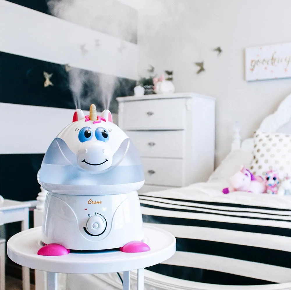 Crane Adorable Mini Cool Mist Humidifier - Unicorn