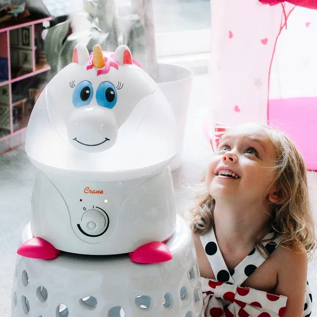 Crane Adorable Mini Cool Mist Humidifier - Unicorn