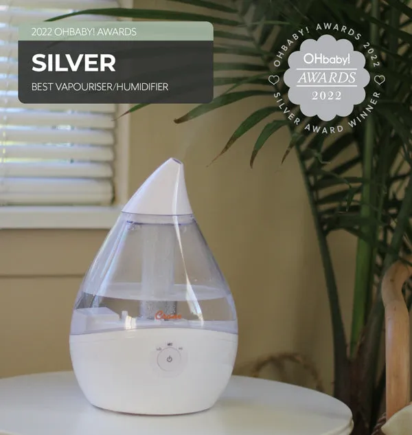 Crane | Drop Cool Mist Humidifier 3.75L - Grey