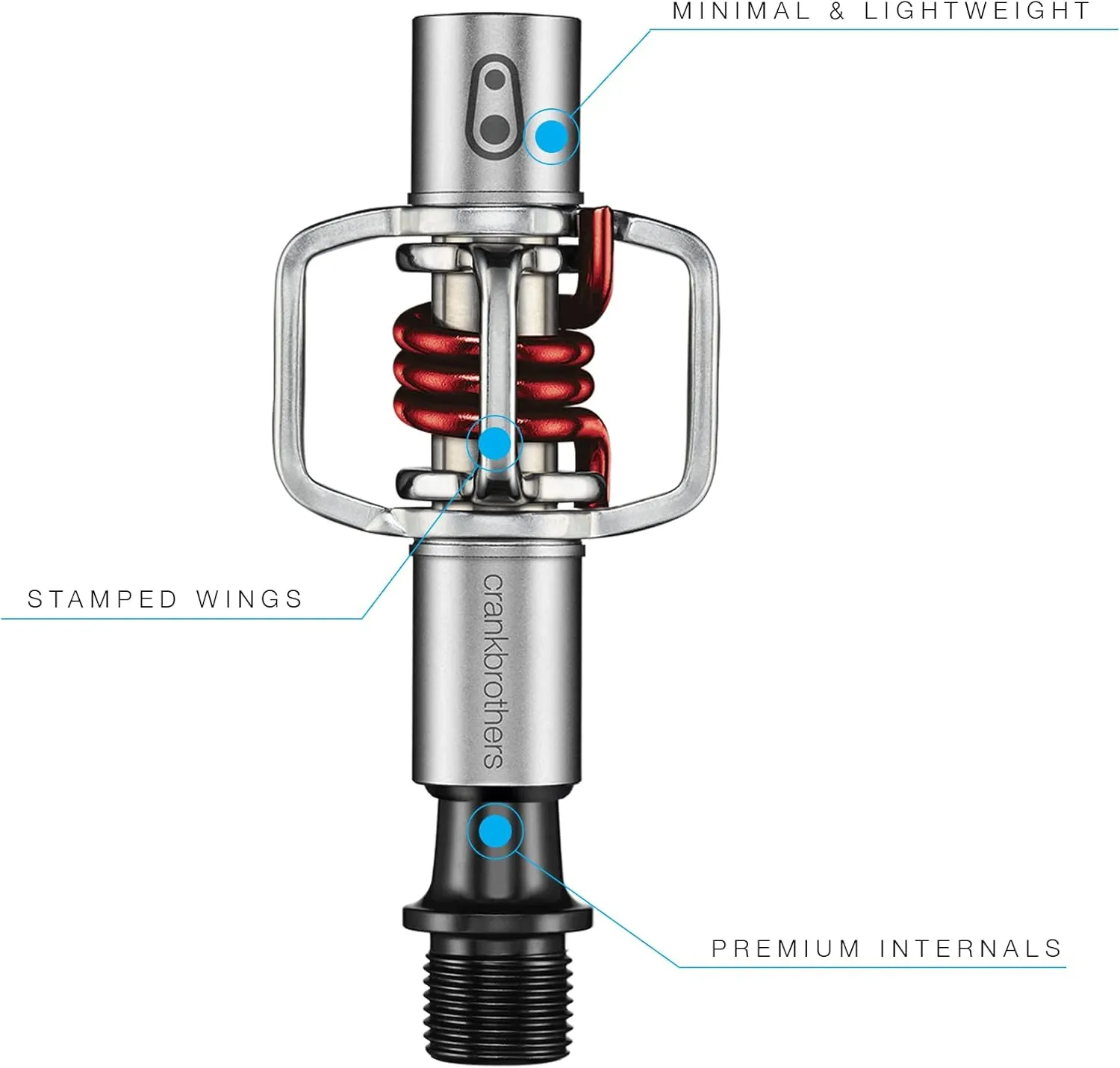 Crankbrothers Eggbeater MTB Clip-in Pedals - Minimal, Lightweight XC/Gravel Pedals