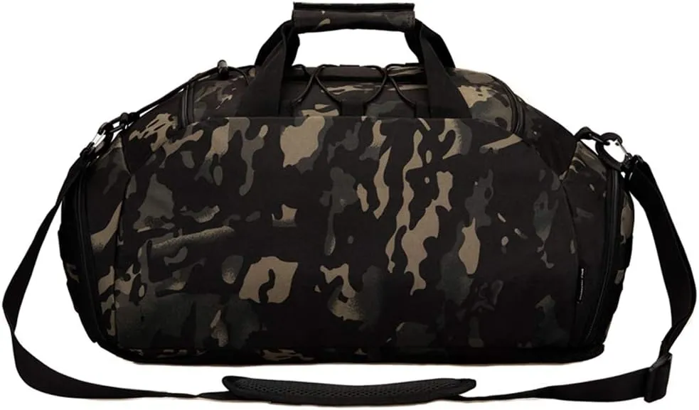 CREATOR Sports Duffel Bag for Men Women Tactical Duffle Backpack 35L Gym Bag with Shoe Compartment Travel Backpack Luggage