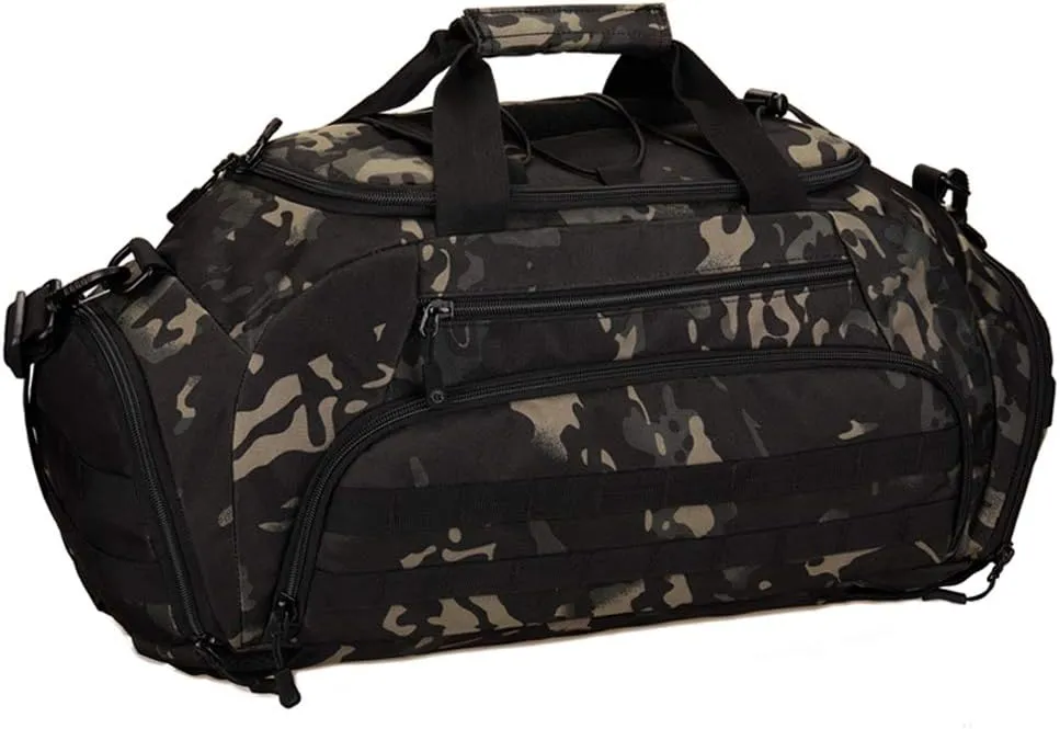 CREATOR Sports Duffel Bag for Men Women Tactical Duffle Backpack 35L Gym Bag with Shoe Compartment Travel Backpack Luggage
