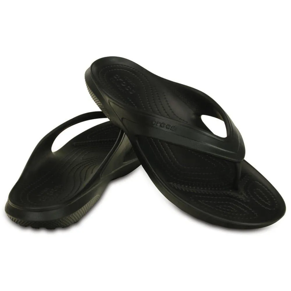 Crocs Classic Flip Black Thong Sandals