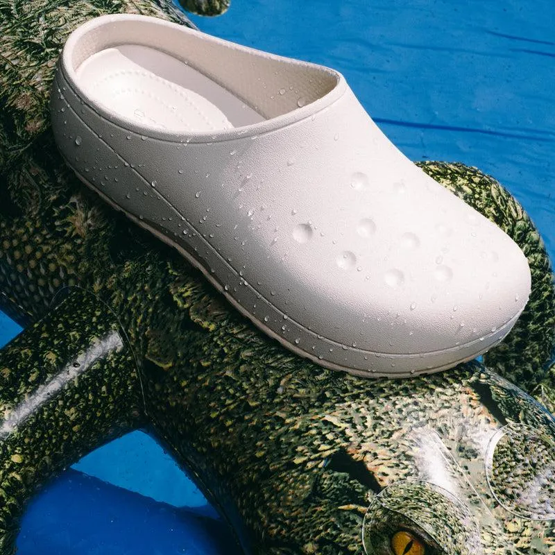 Crocs Classic Quiet Stucco White 209968-160 Clog Moccasin Casual Shoes Sandal