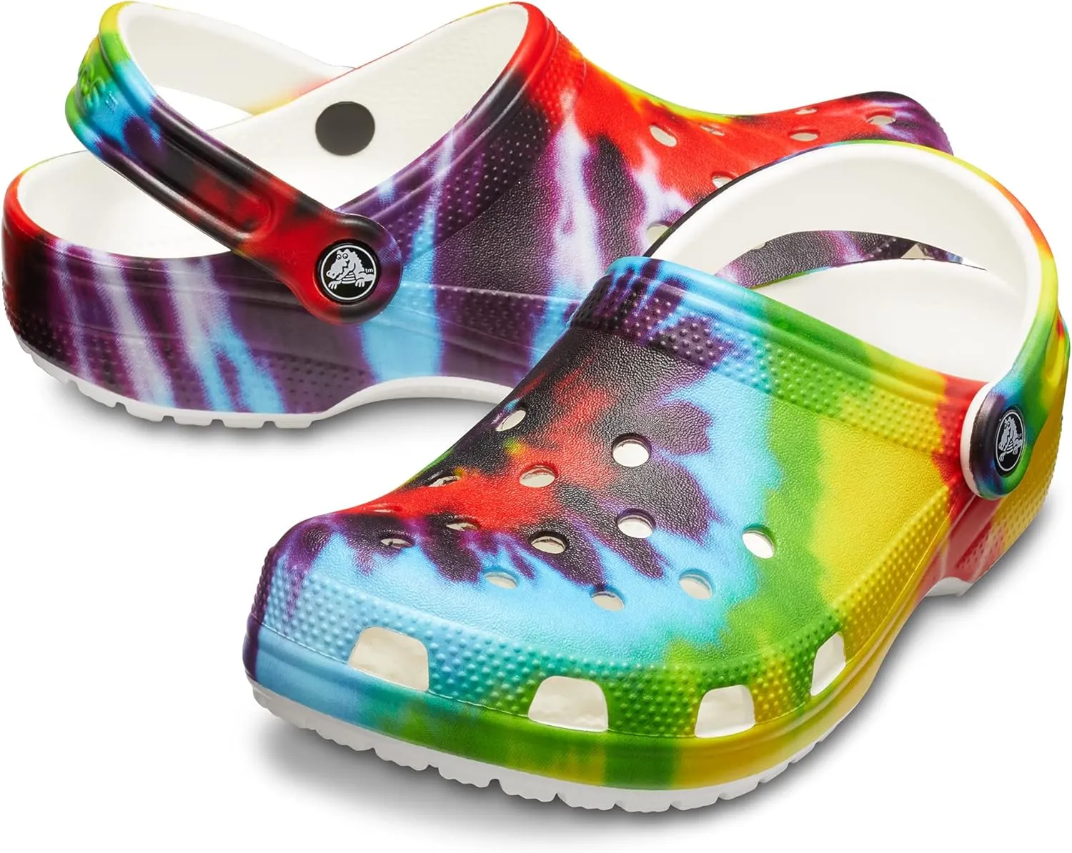 Crocs Classic Solar Rainbow Clogs