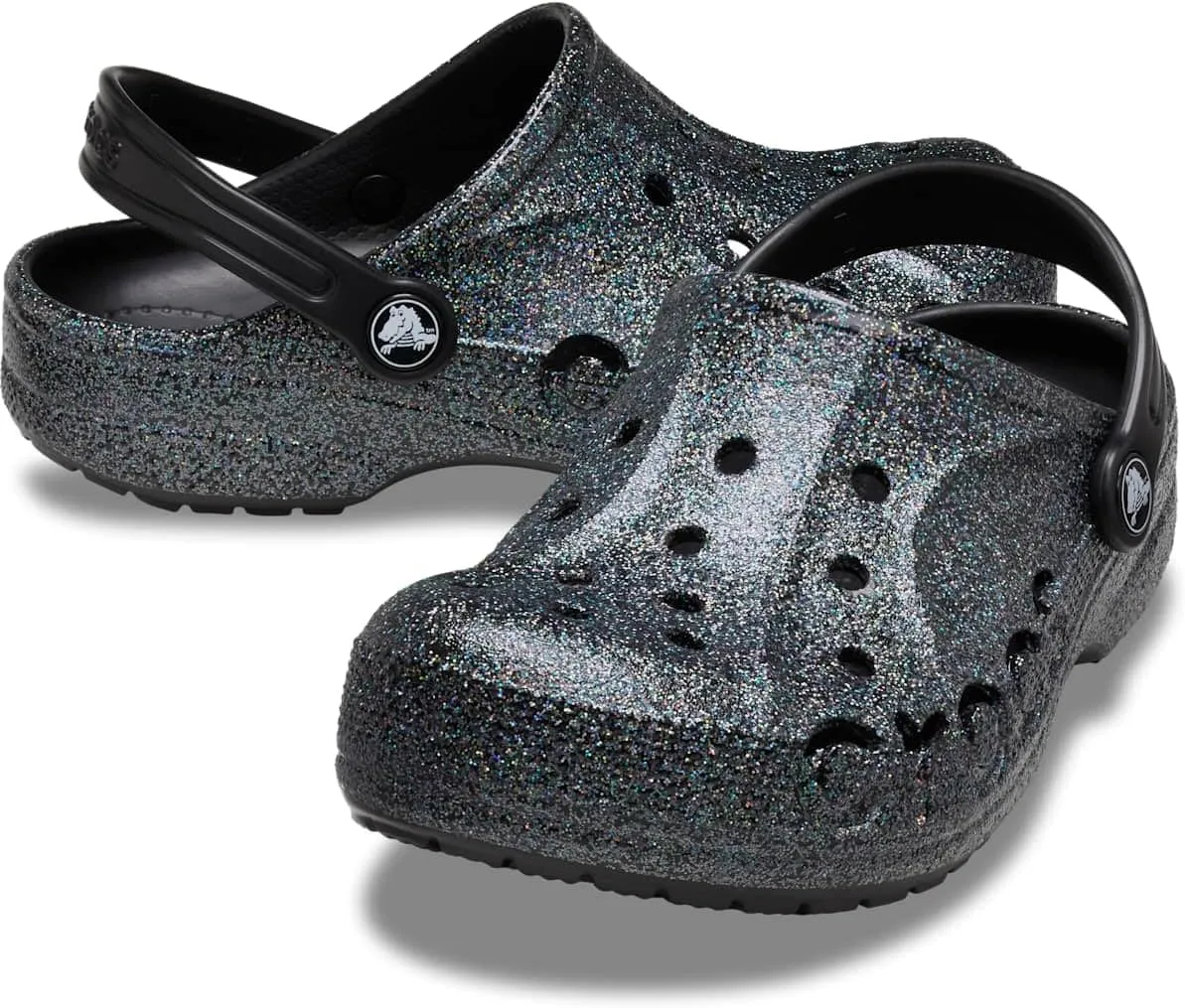Crocs Kids' Baya Hi-Glitter Clog