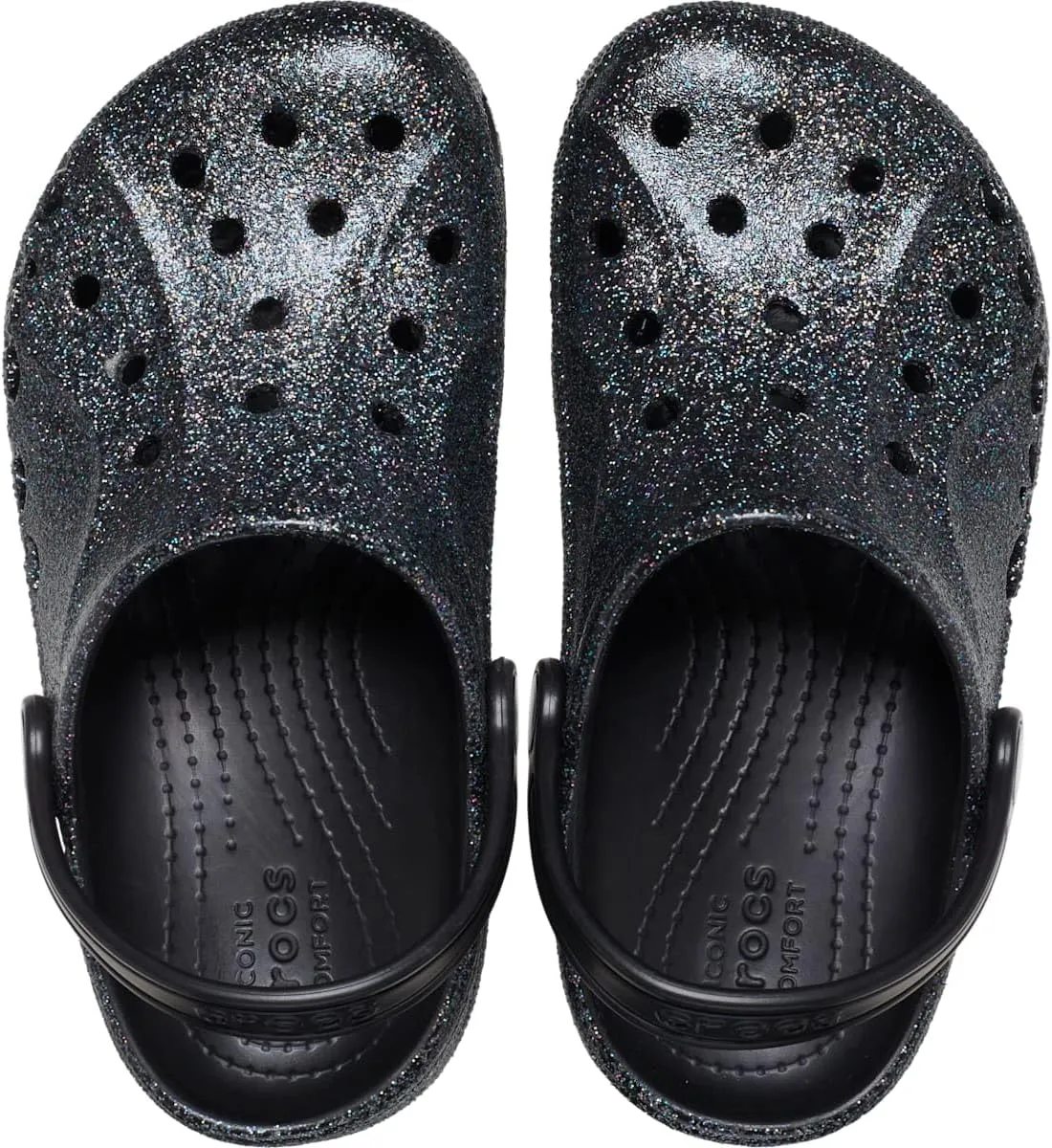 Crocs Kids' Baya Hi-Glitter Clog