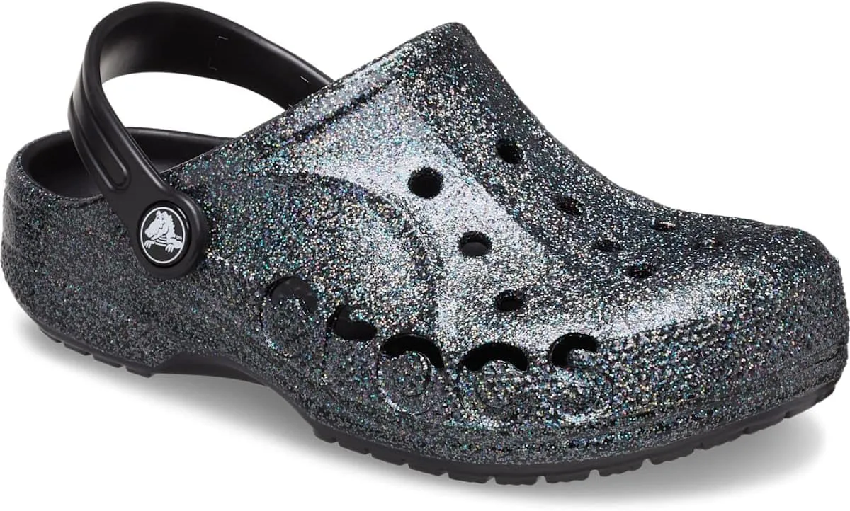 Crocs Kids' Baya Hi-Glitter Clog