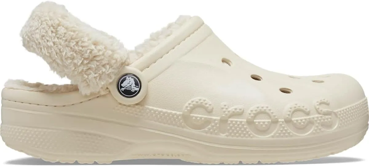 Crocs Unisex-Adult Baya Lined Fuzz Strap Clogs