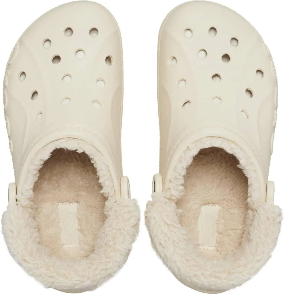 Crocs Unisex-Adult Baya Lined Fuzz Strap Clogs