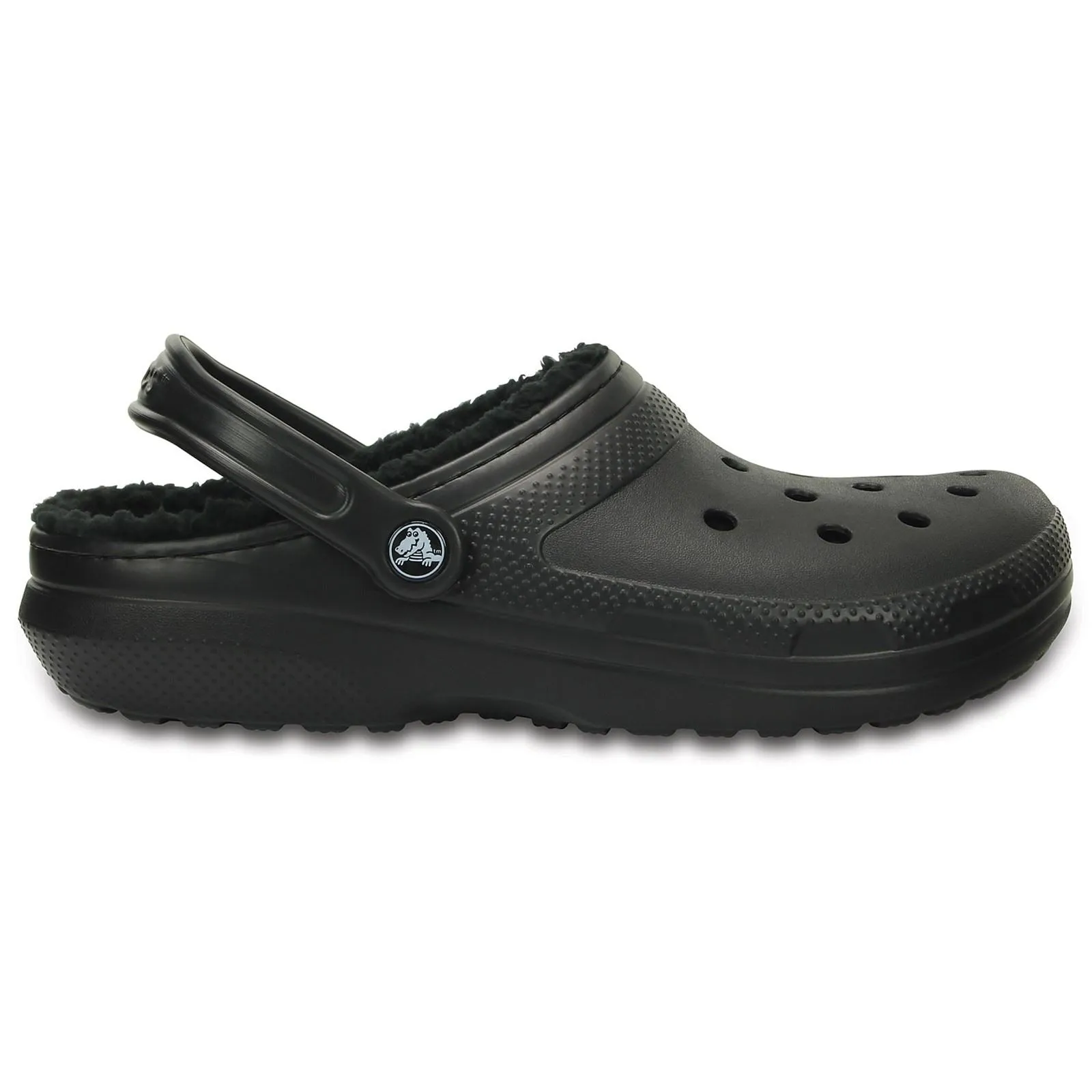 Crocs Unisex Classic Lined Clog in Black
