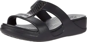 Crocs Women’s Monterey Metallic Slip-On Wedge