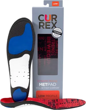 CURREX MetPad Insoles for Everyday Relief & Support – Arch Support Shoe Inserts w/Metatarsal Pads to Help Reduce Foot & Heel Pain While Walking & at Work – for Men & Women – Low Arch, Small