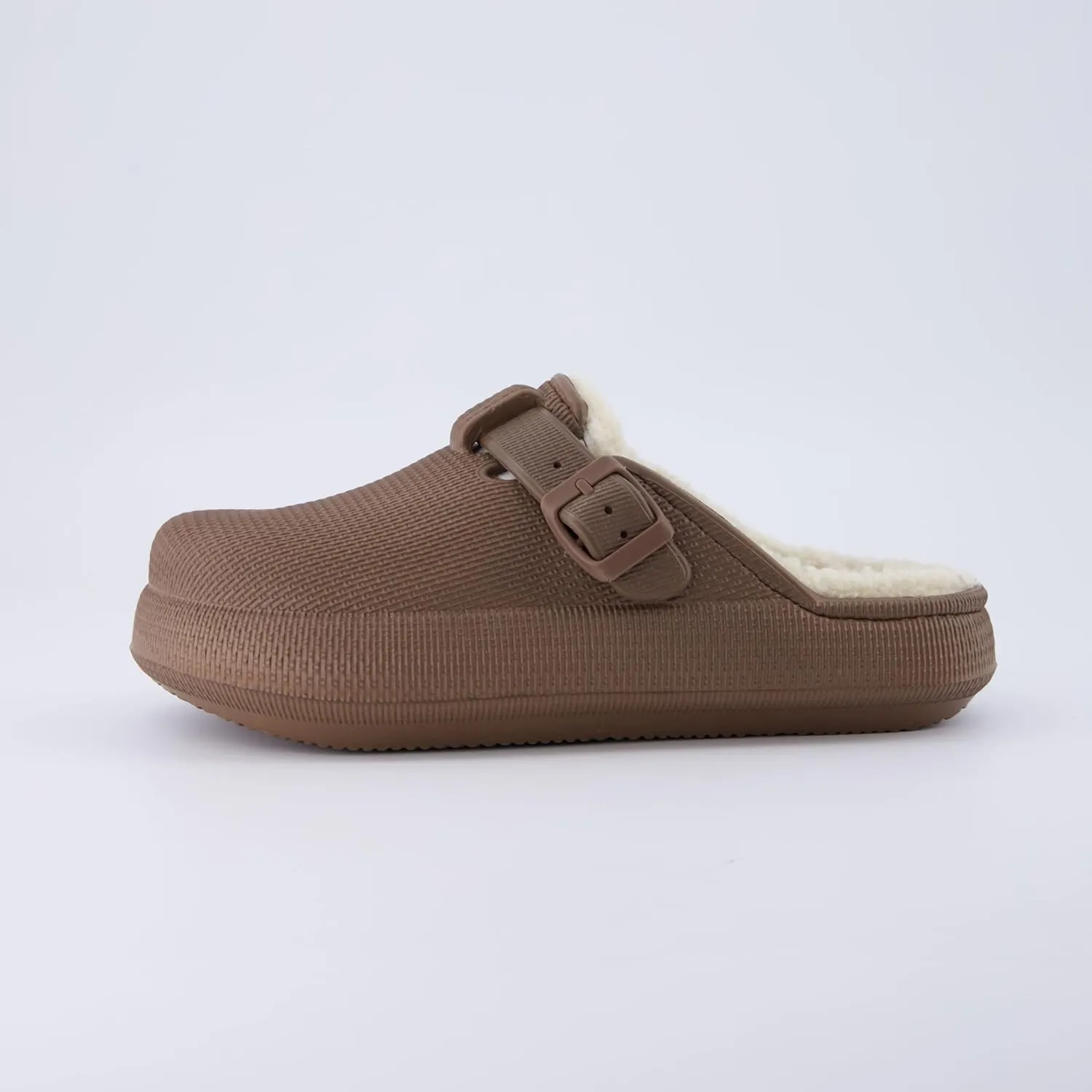 CUSHIONAIRE Women's Fable Recovery Clog with Faux Fur Lining and  Comfort