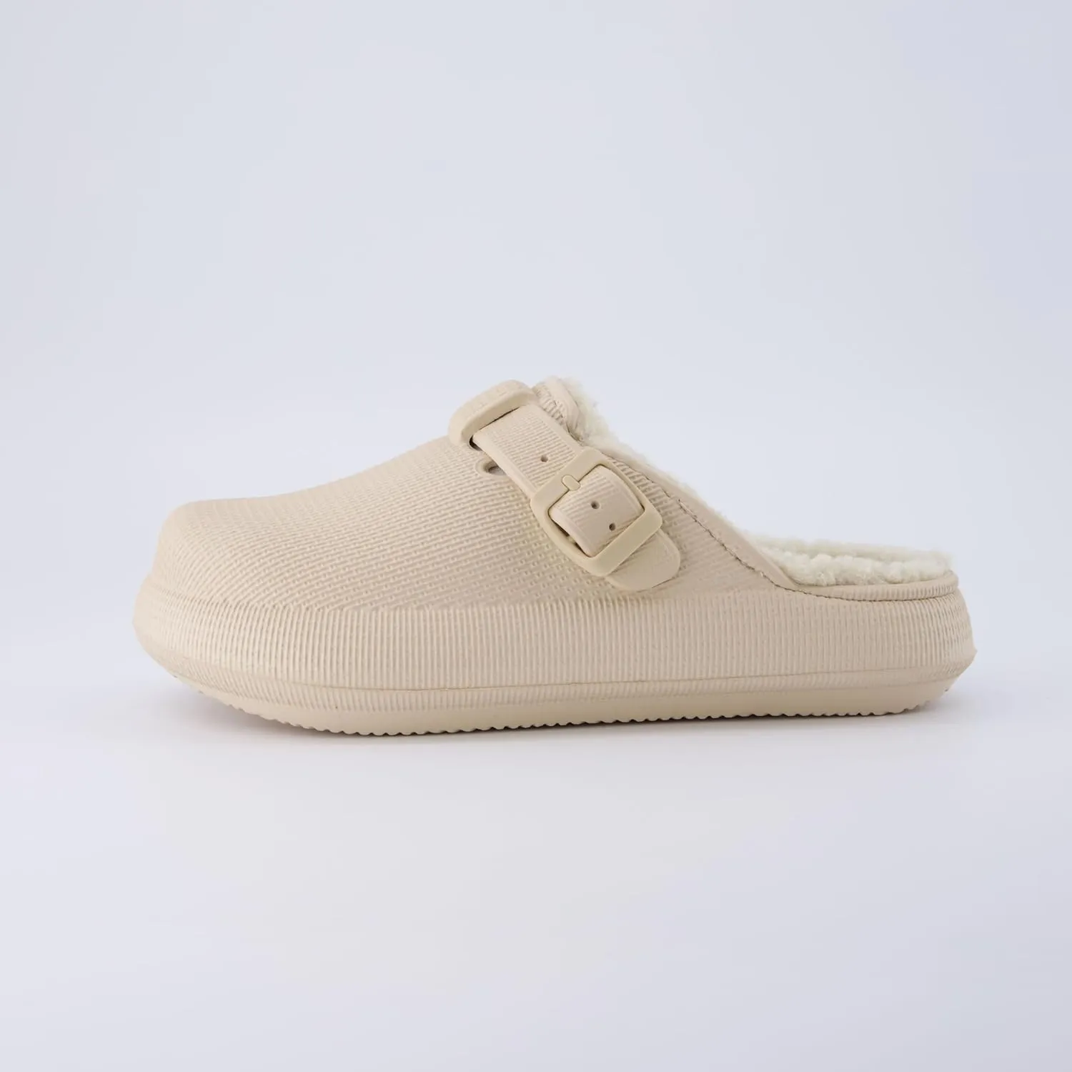 CUSHIONAIRE Women's Fable Recovery Clog with Faux Fur Lining and  Comfort