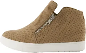 CUSHIONAIRE Women's Hart Hidden Wedge Sneaker  Wide Width Available