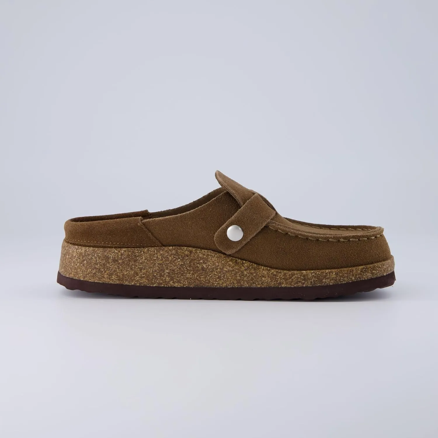 CUSHIONAIRE Women's Hobby Genuine Leather Cork Footbed Clog with  Comfort