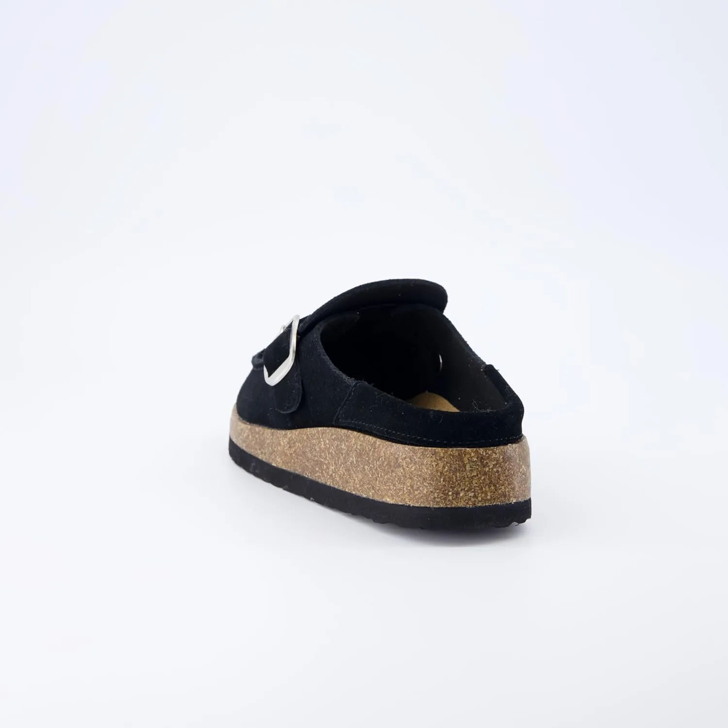 CUSHIONAIRE Women's Hobby Genuine Leather Cork Footbed Clog with  Comfort