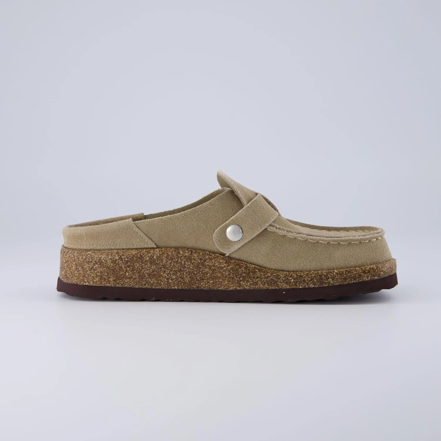 CUSHIONAIRE Women's Hobby Genuine Leather Cork Footbed Clog with  Comfort