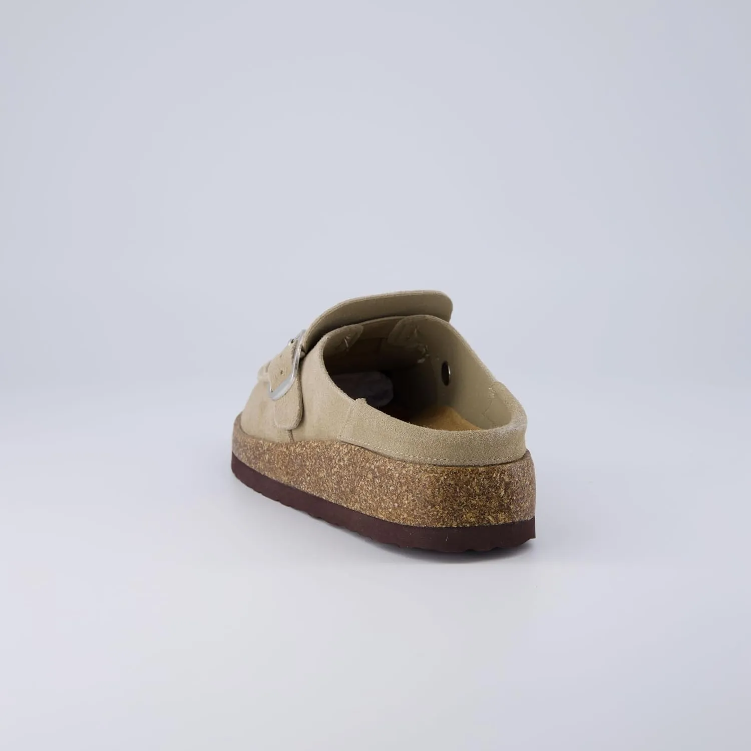 CUSHIONAIRE Women's Hobby Genuine Leather Cork Footbed Clog with  Comfort
