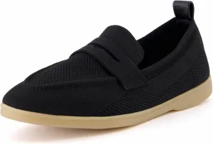 CUSHIONAIRE Women's Jupiter Knit Loafer with  Memory Foam and Wide Widths Available