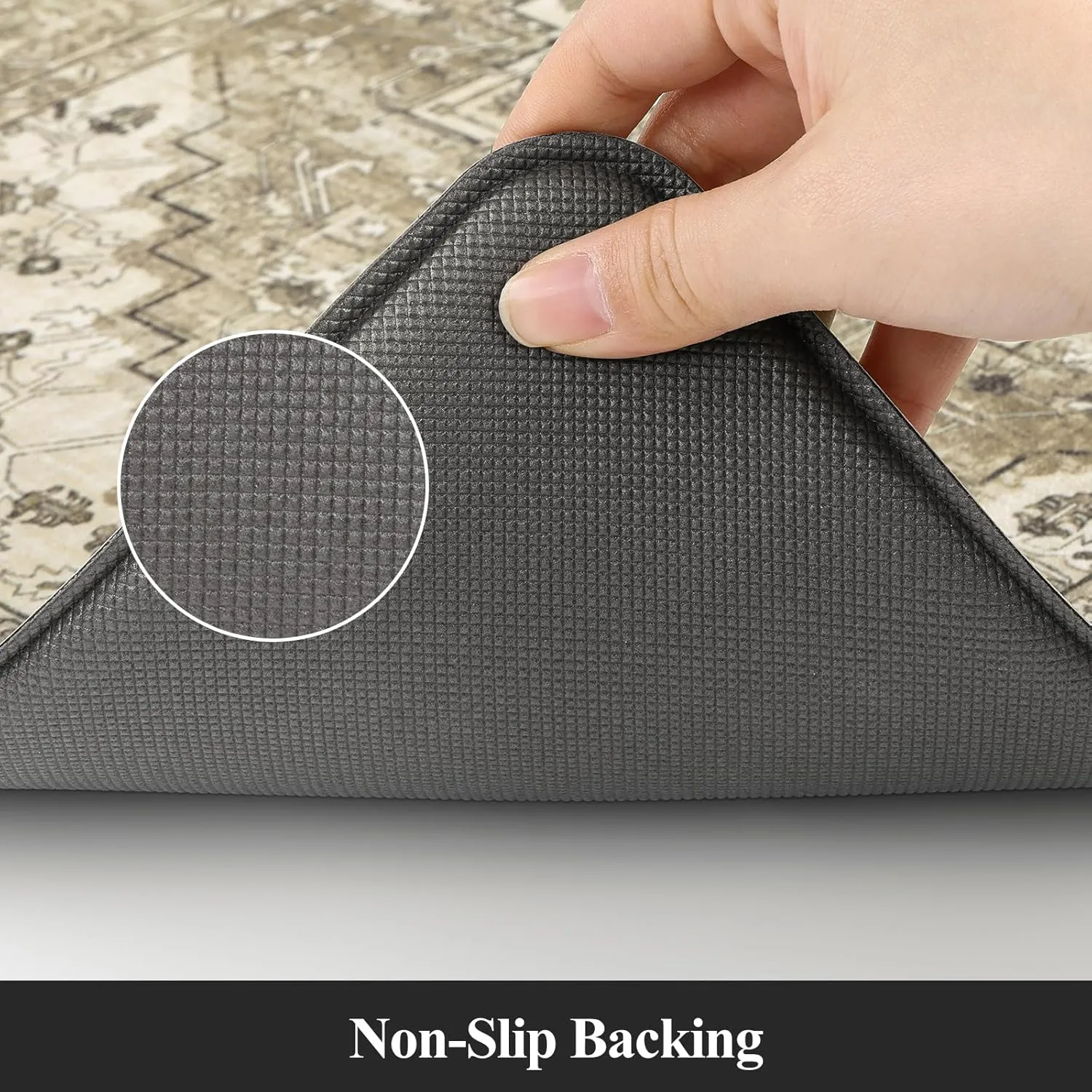 Cushioned Kitchen Rug Sets 3 Piece Anti Fatigue Kitchen Mats for Floor Non Slip Waterproof Kitchen Rugs and Mats Comfort Standing Mat Runner for Home Office,Sink,Laundry