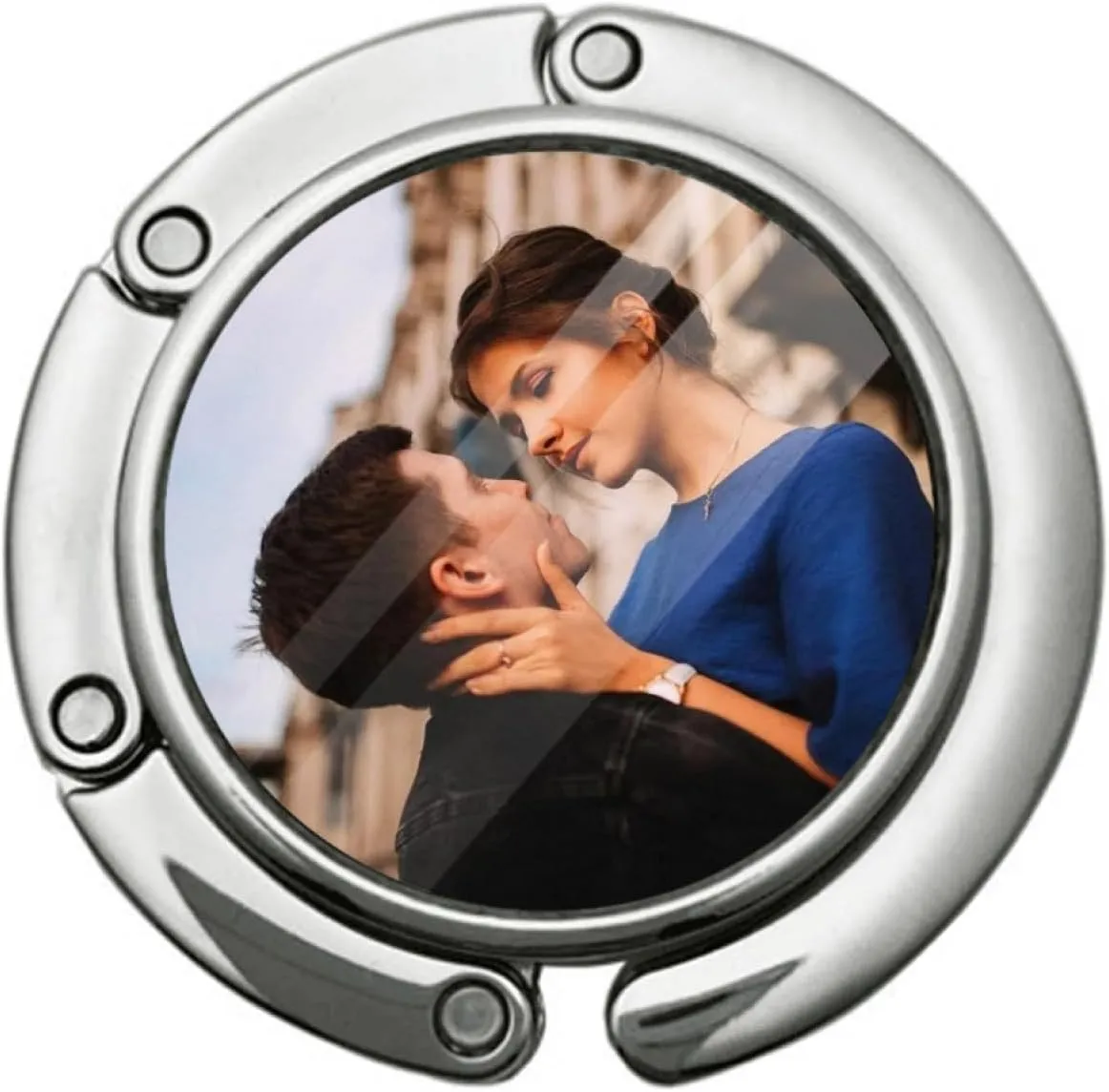 Customized Purse Hook for Table, Personalized Design Your Own Handbag Hangers with Photo Logo Text, Funny Handbag Hangers Gifts for Women Her, 5 PCS