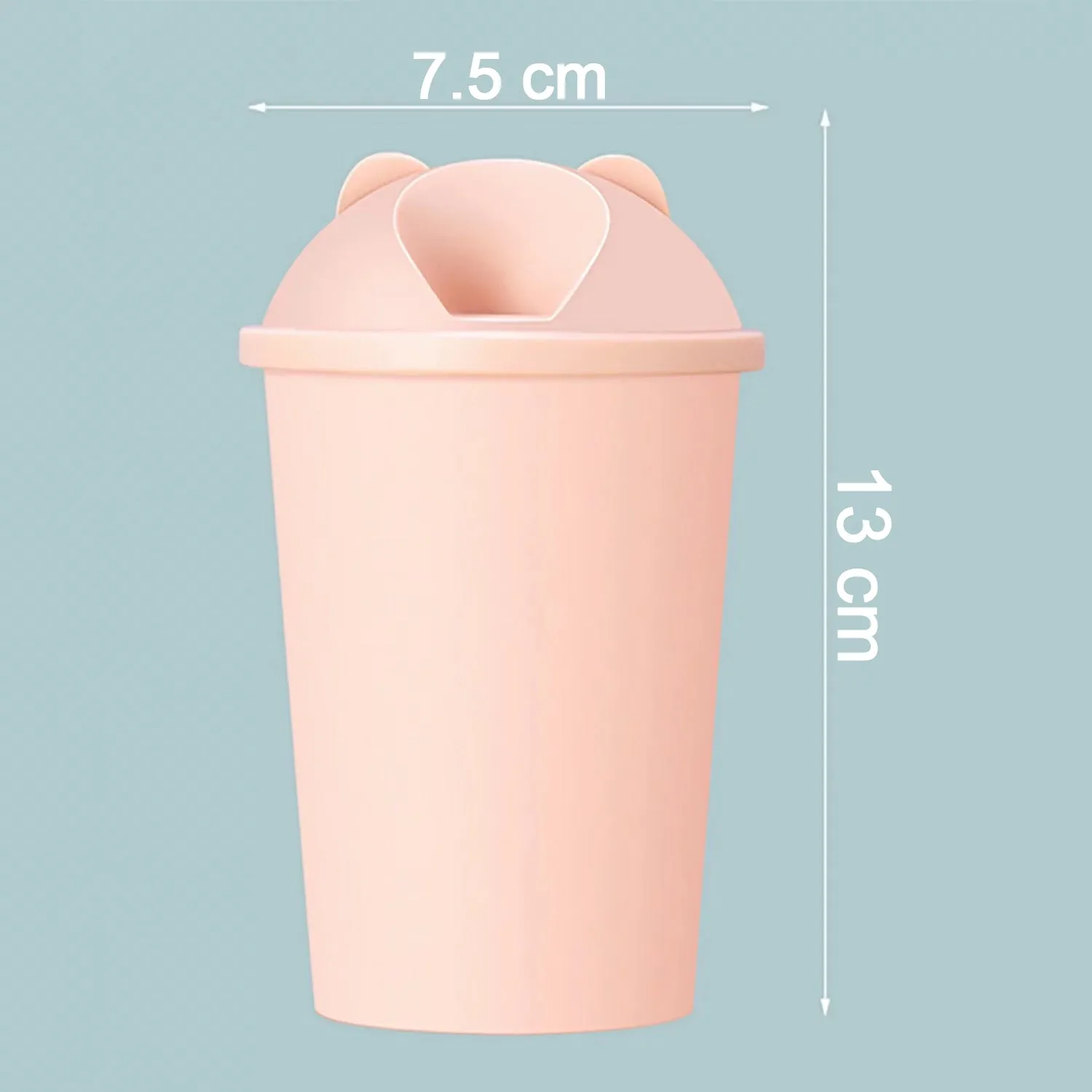 Cute Bear-Shaped USB Humidifier Cup with Multicolor Light
