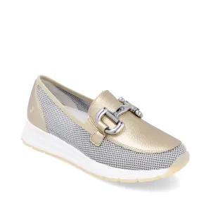 D2G02-90 - Loafer with Buckle Detail - Gold - Remonte