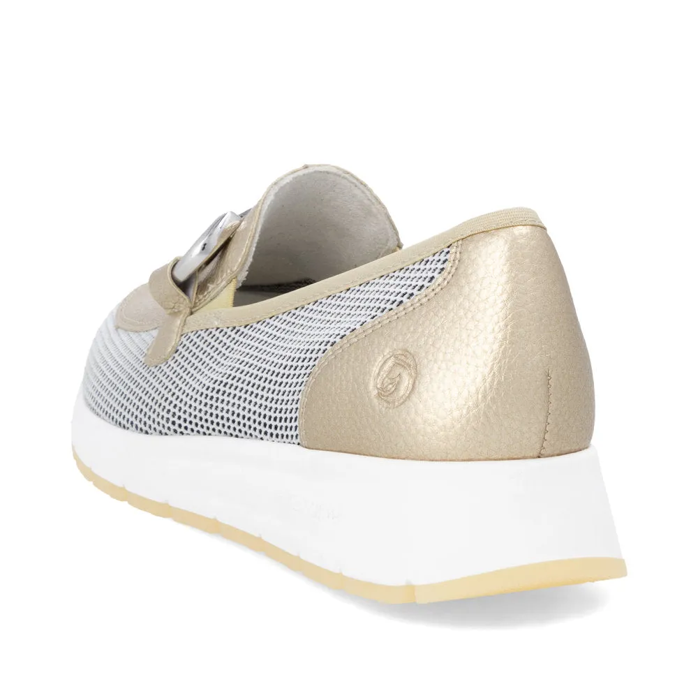D2G02-90 - Loafer with Buckle Detail - Gold - Remonte
