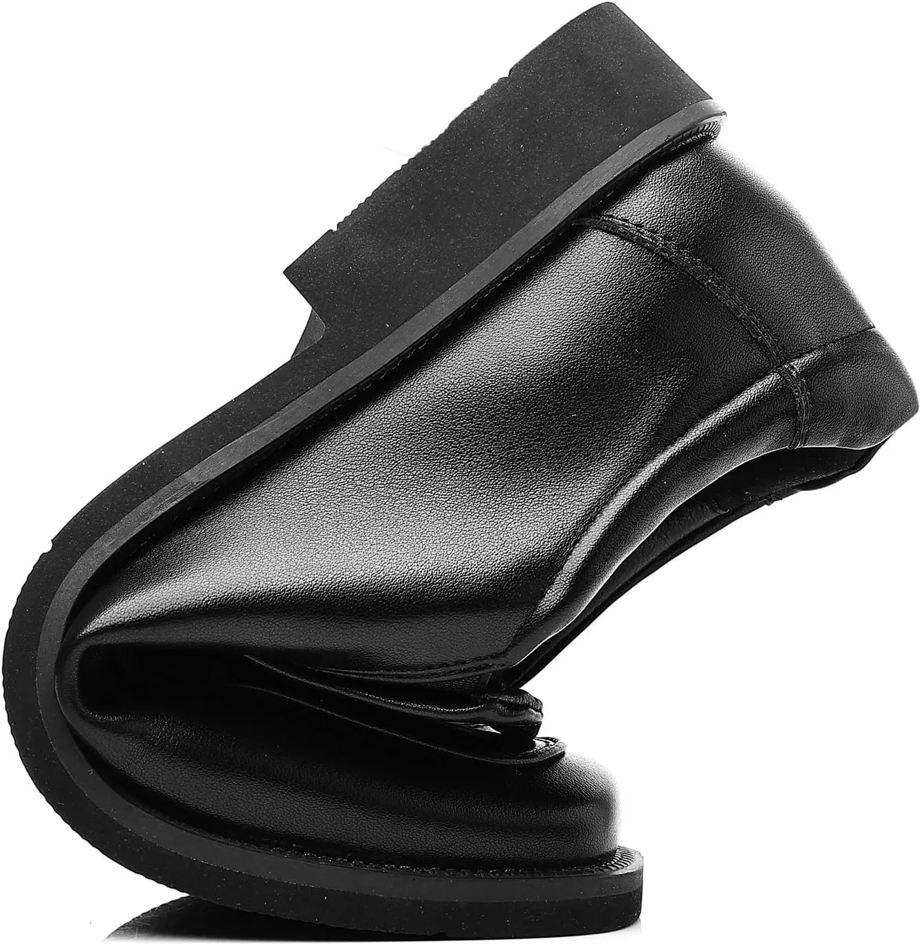 DADAWEN Men's Classic Leather Lined Formal Oxfords Slip on Casual Dress Shoes