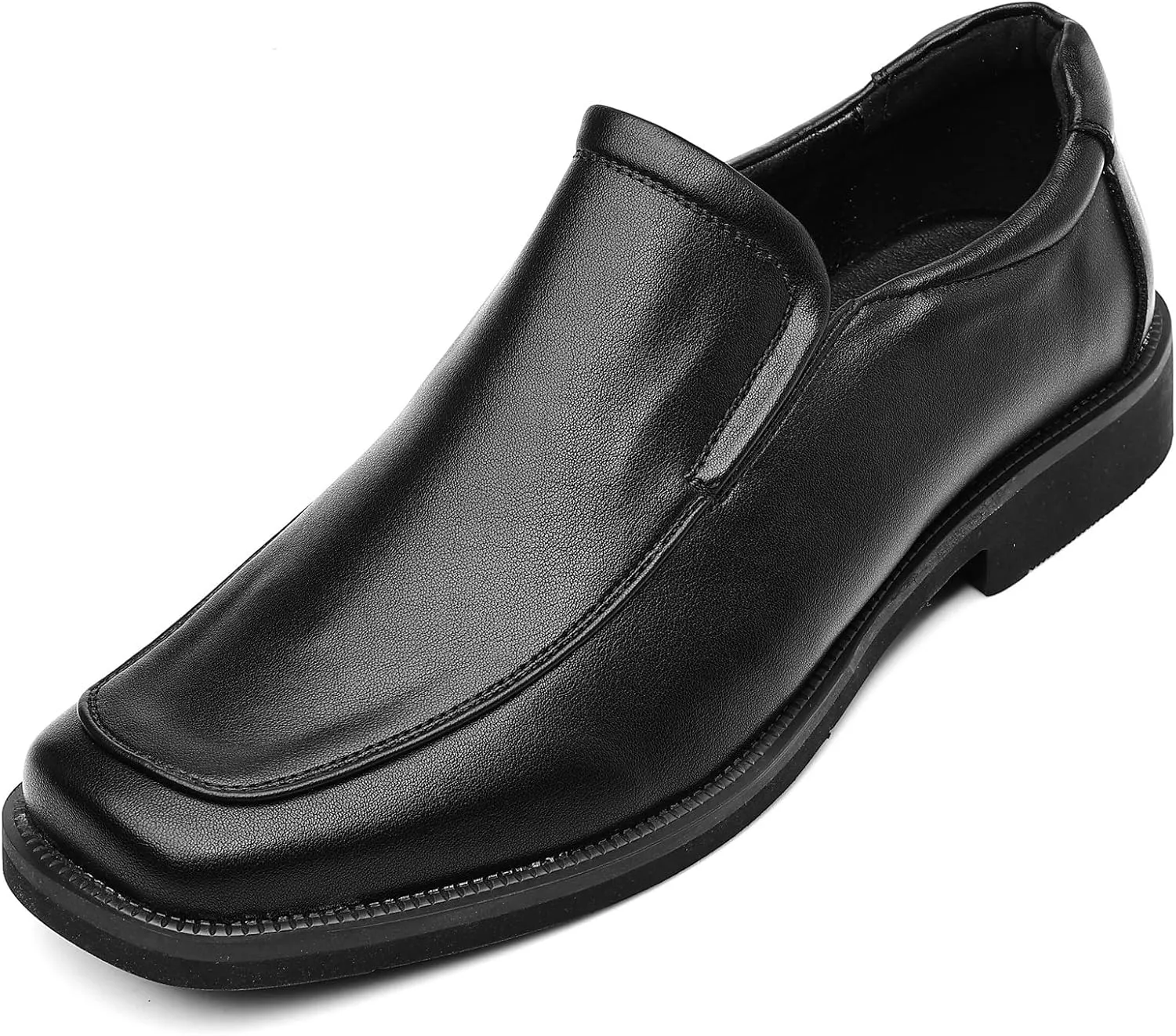DADAWEN Men's Classic Leather Lined Formal Oxfords Slip on Casual Dress Shoes