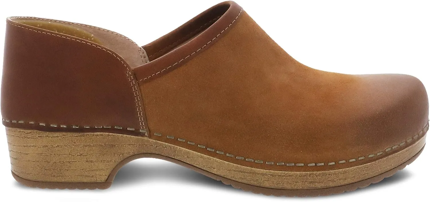 Dansko Brenna Slip On Clogs for Women – Memory Foam and Arch Support for All -Day Comfort and Support – Lightweight EVA Oustole for Long-Lasting Wear
