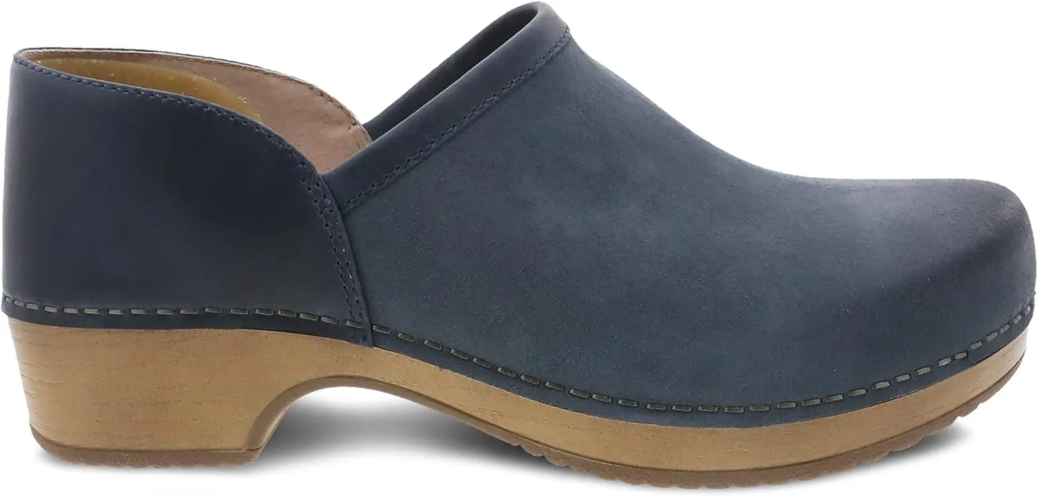 Dansko Brenna Slip On Clogs for Women – Memory Foam and Arch Support for All -Day Comfort and Support – Lightweight EVA Oustole for Long-Lasting Wear