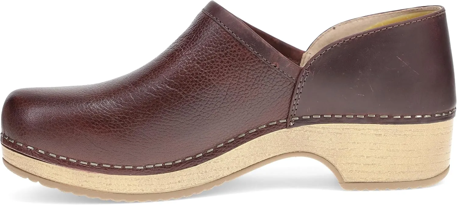 Dansko Brenna Slip On Clogs for Women – Memory Foam and Arch Support for All -Day Comfort and Support – Lightweight EVA Oustole for Long-Lasting Wear