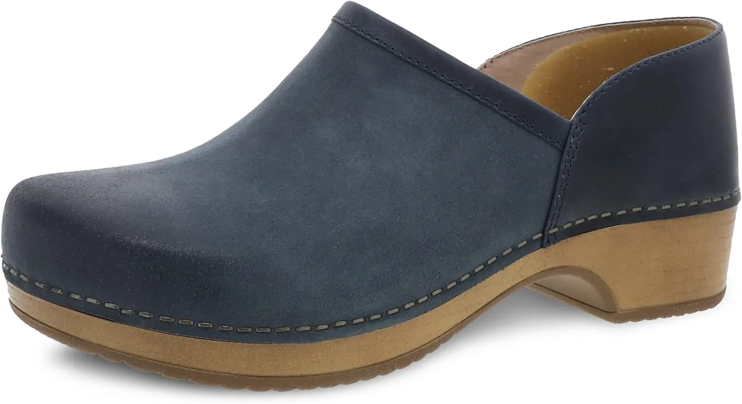 Dansko Brenna Slip On Clogs for Women – Memory Foam and Arch Support for All -Day Comfort and Support – Lightweight EVA Oustole for Long-Lasting Wear