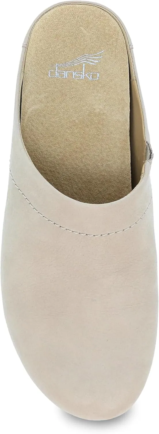 Dansko Mariella Slip-on Mule Clog - Dual-Density Cork/EVA Midsole and Lightweight Rubber Outsole Provide Durable and Comfortable Ride on Patented Stapled Construction