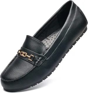 DeYashopin Women's Loafer Shoes Leisure Slip On Work Shoes Comfort Walking Flats
