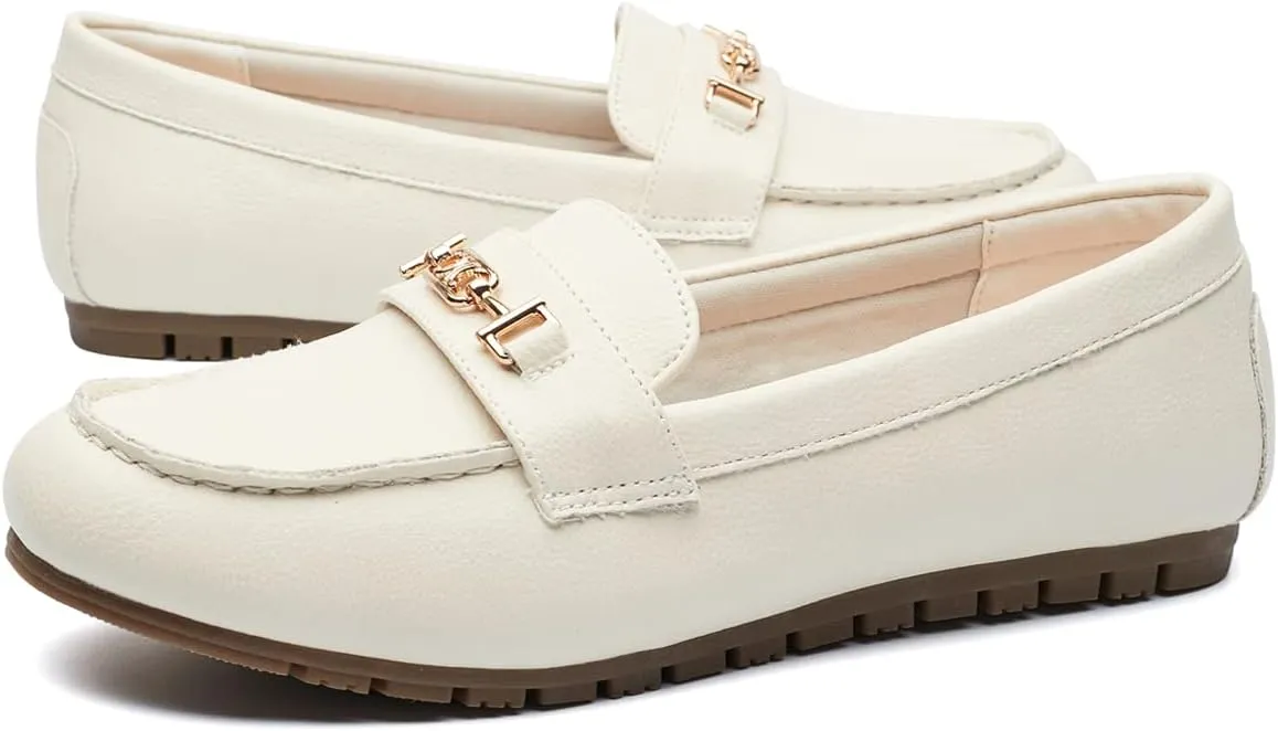 DeYashopin Women's Loafer Shoes Leisure Slip On Work Shoes Comfort Walking Flats